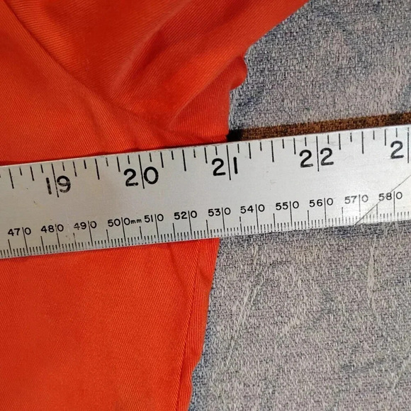 CYC Women's Orange Long Sleeve Zipper Tailored Jacket in Size 11/12 - Picture 8 of 12